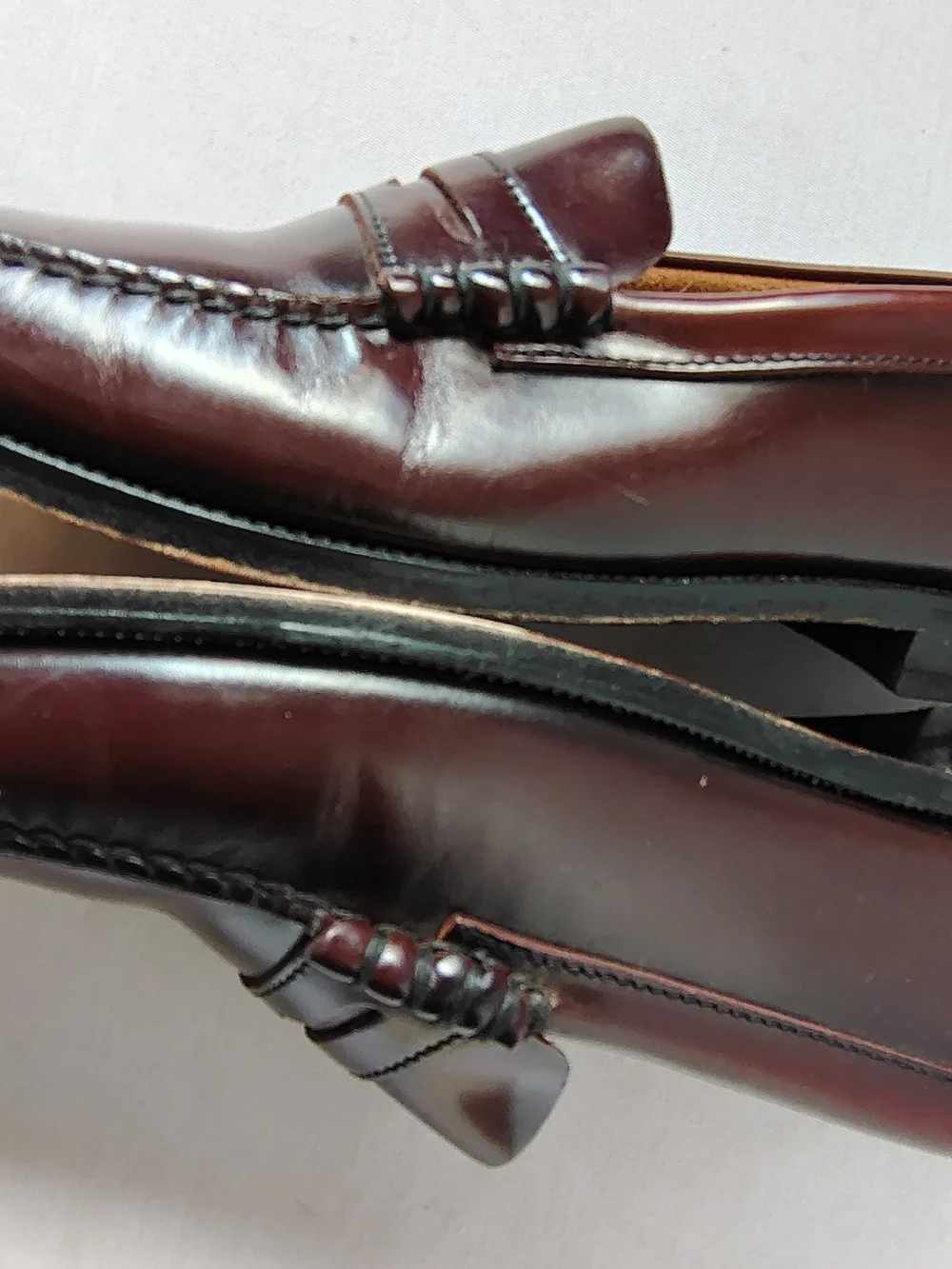 Florsheim FLS Men's Leather Penny Loafers Burgundy Oxblood Slip On Size 11 D